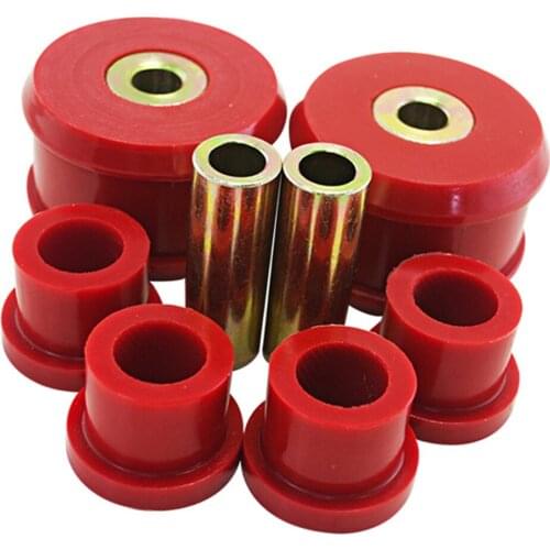Car Front Control Arm Bushing Kit Fit for VW Beetle Golf Jetta 85-06 (Red)