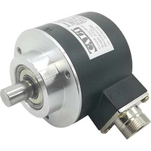 NPN Output CALT 10mm solid shaft incremental optical encoder low price aeronautical plug encoder