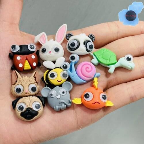 Wholesale 50pcs Mix Animal Dog Garden Shoe Decorations Shoes Accessories Fit Croc Jibz Charm Backpack Party Gift
