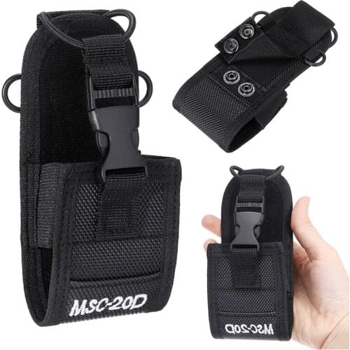 Walkie Talkie Pouch Pocket Interphone Storage Bag Outdoor Radio Walkie-Talkie Case Holder For Baofeng Motorola Kenwood Radios