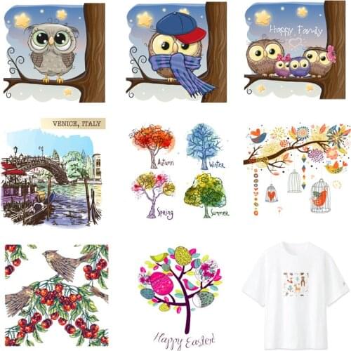 Iron-on Transfers for Clothing Ironing Patches Stickers Diy Flower Patch Fusible Appliques for T-shirt Vinyl Adhesive Stripe C