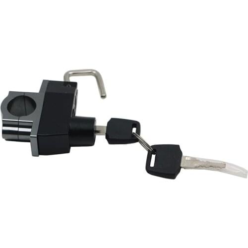 Titanium CNC Aluminum Motorcycle Motorbike Helmet Lock Universal For 7/8" 22mm Handlebars KSS-HL01-U TI