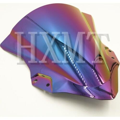 For Kawasaki Ninja 250 400 2018 2019 EX400 silver motorcycl Windshield WindScreen Wind screen bike Ninja250 Ninja400 EX 400 250