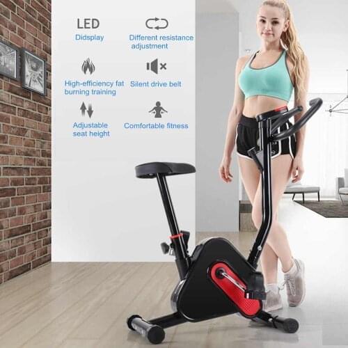 Top quality Exercise Bike Cycling Trainer Cardio Fitness Workout Machine Home Indoor free shipping