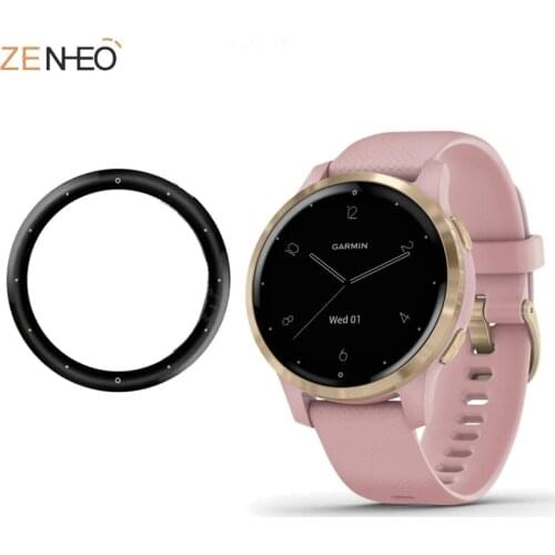 2pcs 3D Full Edge Protective Film Guard For Garmin Vivoactive 4S/Active S Smart Watch Screen Protector Cover (Not Glass)