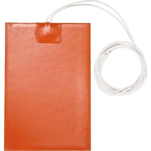 300W 220V Universal Engine Oil Tank Silicone Heating Pad Waterproof Electric Heating Mat Warming Accessories 10x15cm