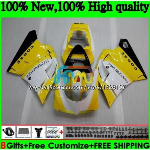 748 853 For DUCATI 916 996 94 95 96 97 98 99 02 71BS.42 998 S R 1994 1995 1996 1997 1998 1999 Yellow white 00 2001 2002 Fairing