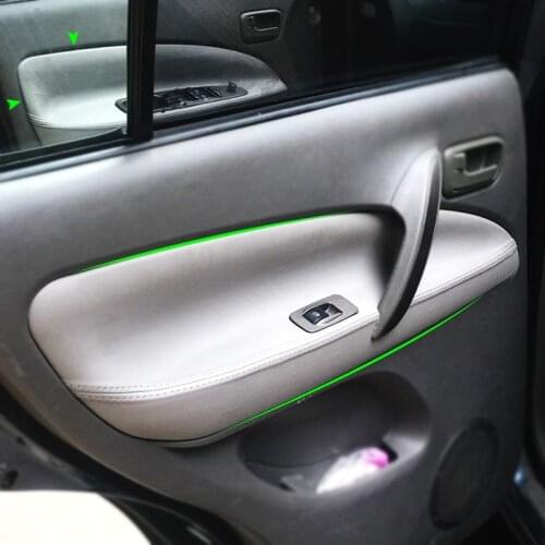 Car Microfiber Leather Door Handle Armrest Panel Cover For Chery Tiggo 2005 2006 2007 2008 2009 2010
