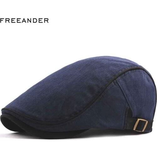 Freeander Berets Caps For Men Top Brand Luxury Hats 2018 Autumn New Vintage boinas para ni os Beret Women Cotton Knit Hats Visor