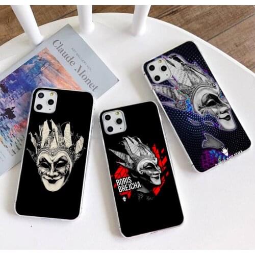 DJ Boris Brejcha Phone Case for iphone 12 pro max mini 11 pro XS MAX 8 7 6 6S Plus X 5S SE 2020 XR cover