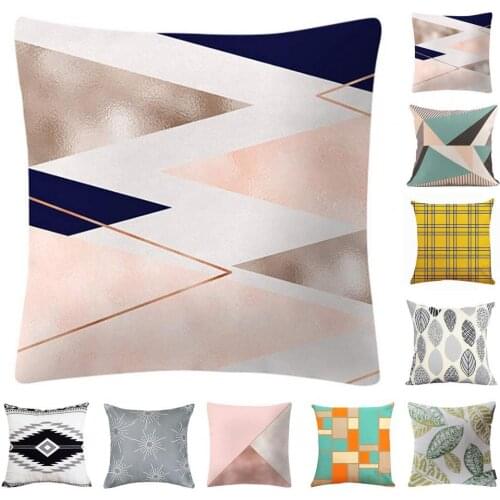 Decorative Pillow Case Throw Pillowcase Home Decor Scandinavian Style Peach Skin Nordic Sofa Cushion Cover