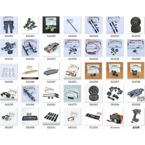 JLB Racing CHEETAH 1/10 Brushless RC Car spare parts Complete accessory set EA1061 EB1002-EA1040