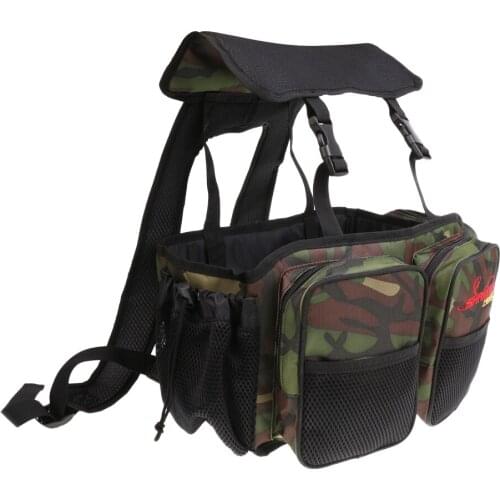 Fishing Seat Box Rucksack Carrier Camping Stool Seat Box Harness Converter Overcoat Carp Fishing System
