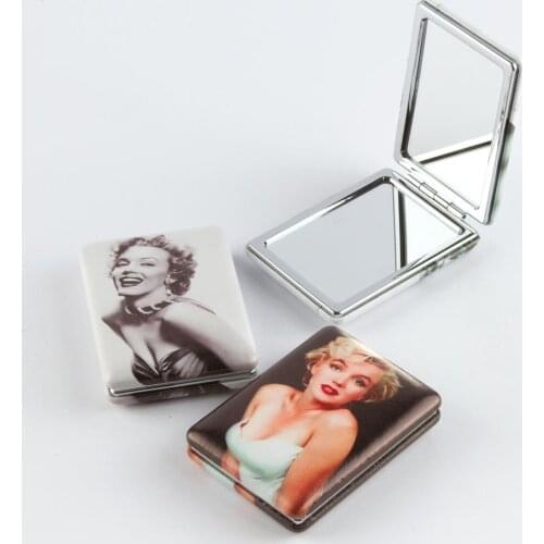 Marilyn Monroe Pattern Square Mirror
