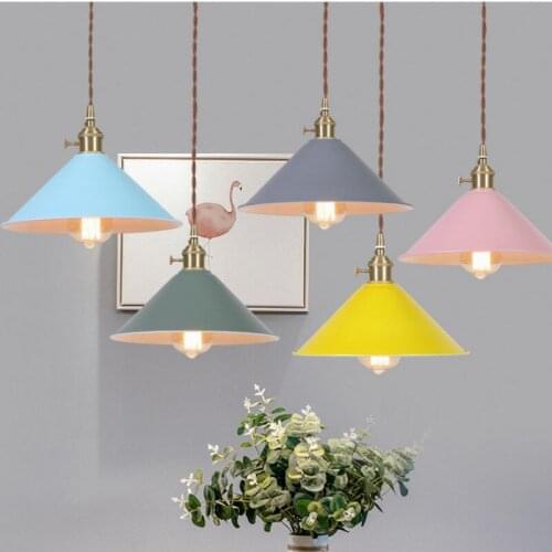 Fashion colour chandeliers E27 bulb led lamps Living room bedroom iron chandelier lighting led lustre droplight Z5