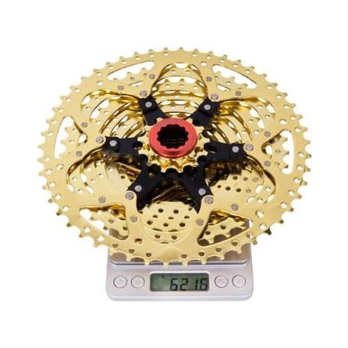 MTB 11Speed GOLD Cassette 11s 11 -50t Wide Ratio UltraLight Golden Freewheel Mountain Bike Bicycle Parts for gx XX1 m9000 Cheap