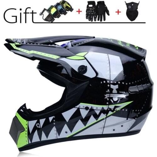 Men Cool Professional Racing Motocross Helmet Off Road Professional ATV Cross Helmet MTB DH Racing Motorcycle Helmet Dirt Bike