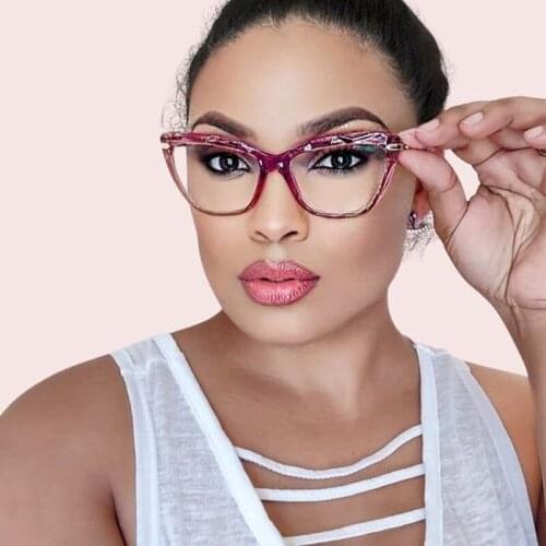 Cute Fancy Transparent Blue Light Blocking Glasses 2021 Fashion Popular Around the World Ofiice Computer Glasses Anti Radiation