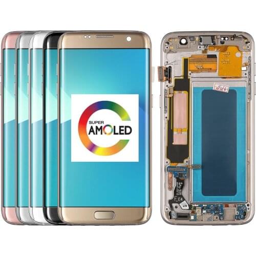 SUPER AMOLED 100% Working LCDs For Samsung Galaxy S7 edge SM-G935 G935F LCD Display and Touch Screen Digitizer Assembly