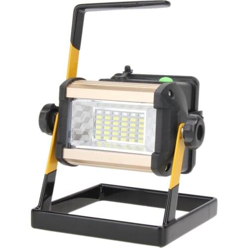Rechargeable 50W 36LED Portable LED Flood Spot Work Light Camping Lamp Portable Spotlight Floodlight for Camping Lighting
