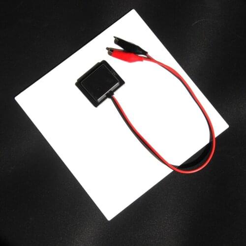 BUHESHUI 7W 5V Solar Cell Polycrystalline Solar Panel+Crocodile Clip For Charging 3.7V Battery 200*170*3MM NEW Free Shipping