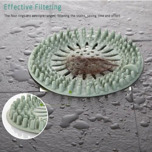 1Pc Sink Strainer Collect Drain Sewer Round Shape Hair Filter Bath Stopper Floor Drain Kitchen Strainers Bathroom Accessories