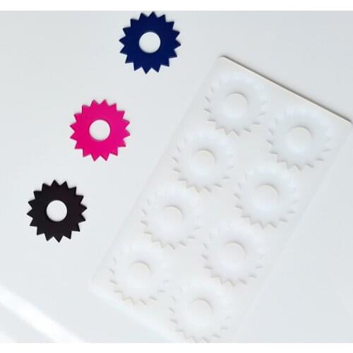 Diy Silicone Chocolate Decorative Mold 8 Annular Fondant Candy Mould Cake Decorating Making Home Kitchen Handmade Baking Tools