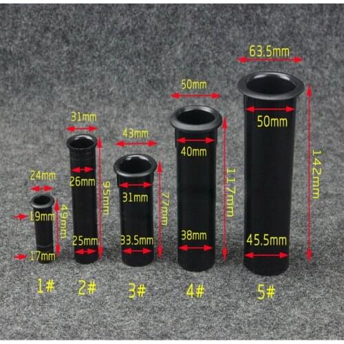 Speaker Guide Tube Connector New ABS material Available in five sizes black