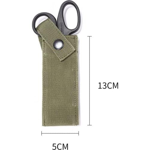 Tactical Molle Scissors Pouch Shear Holder Bag Outdoor Knife Light Holster Hunting Hiking Military First Aid Kit Medical Pouches