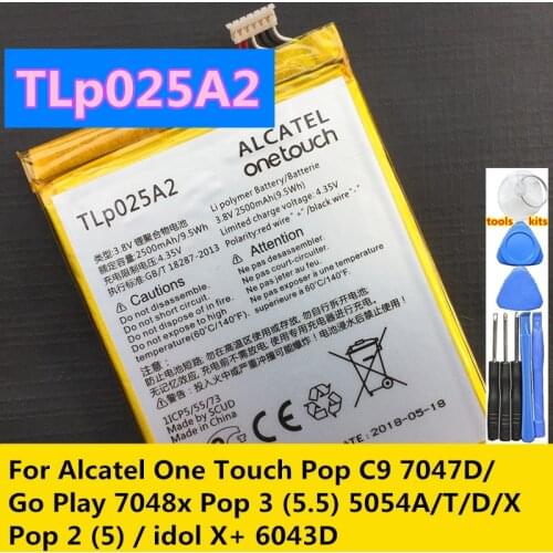 TLP025GC TLP025DC TLP025A2 Battery For Alcatel One Touch POP C9 Pixi 4 (7) 3G 9003X/A 6.0 OT 8050D/9001A/X/D Pop 3 (5.5) 5054A