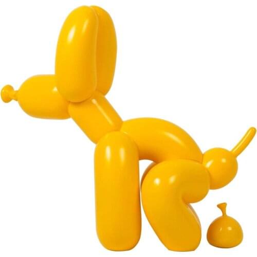 POOPING DOG FIGURE ART FIGURINE RESIN CRAFT ABSTRACT ARTS DOG STATUE HOME DECOR XMAS GIFT A985