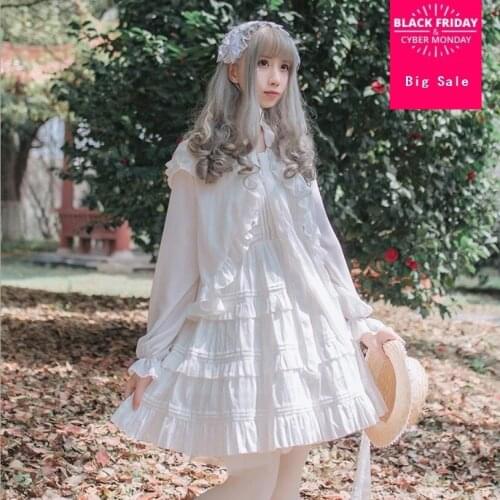 2018 summer new sleeveless hight waist spaghetti strap lolita cute dress female slash neck cotton white/pink Princess dress L728