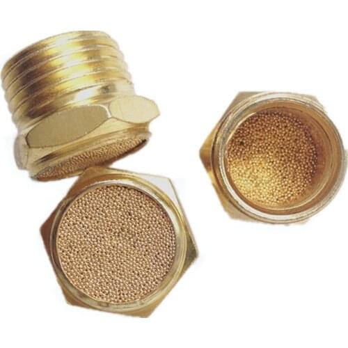 10PCS/LOT Pneumatic components Flat head muffler pneumatic fitting SLM-01 SLM-02 SLM-03 SLM-04