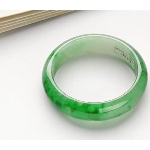 100% Myanmar real green jade bangles handcarved flower emerald jade bracelet women real jade bracelets jade jewelry jadeite jade