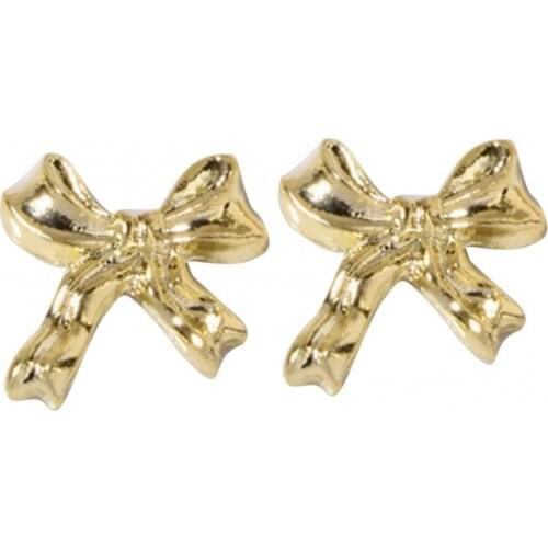 2Pcs 3D Angel Bow Pattern Fingernail Decor Nail Art Sequin Decal Nail Art DIY Craft Nails Decoration Accessories