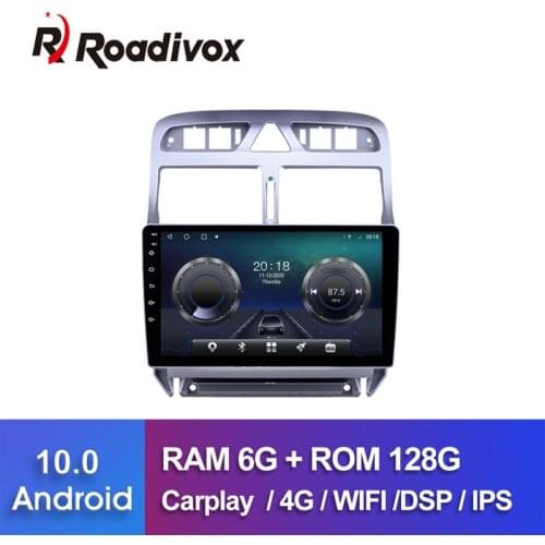 9" Android 10.0 RAM 4G ROM 64G For Peugeot 307 2007-2013 car dvd gps navigation radio multimedia player stereo head unit