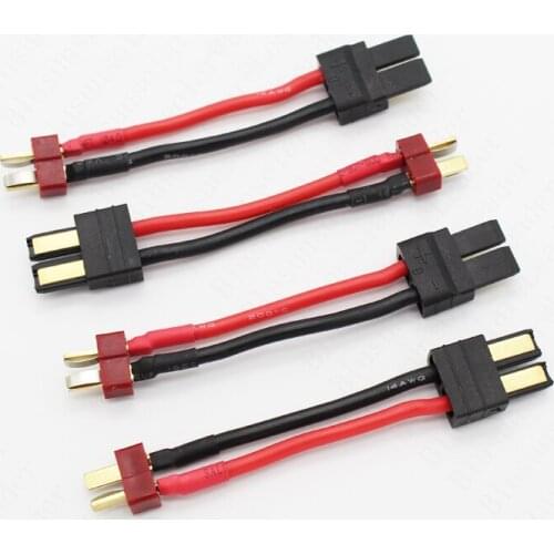 Drone board RC connector 14AWG TRX male connector to T plug male connector 60MM