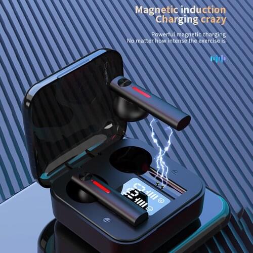 TWS Bluetooth Earbuds Wireless Headphone Touch Control Headsets Sweat Proof Sports Earbuds For Iphone Samsung Huawei Phones