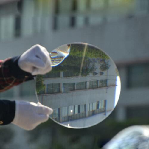 Diameter 220mm Fresnel Lens LED Illumination Optical PMMA Plastic Solar Fine Thread Lens Round Condenser Magnifier
