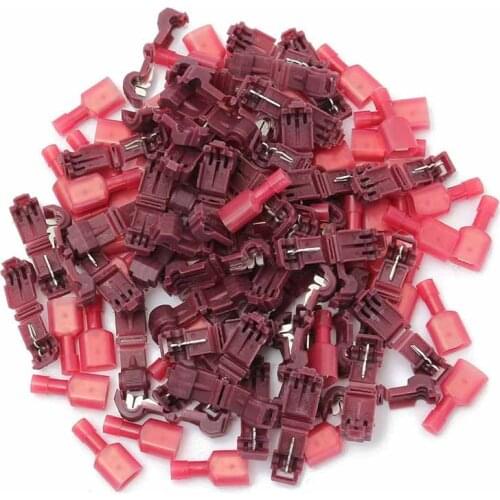 40pcs Scotch Quick Lock Splice Wire Connectors Electrical Wire Crimp Terminals Set For Car Audio 22-18AWG Wire