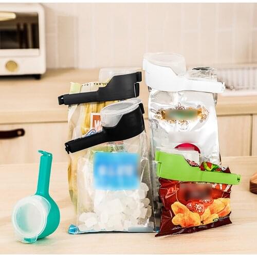 Food Sealing Clip Sealed Moisture-Proof Fresh-Keeping Oatmeal Snack Bag Food Storage Snack Seal Bag Clips Kitchen Accessories