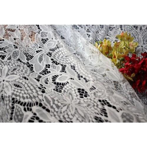 GLace 3M/Lot High Quality Soft Eyelash Lace Fabric for Dress Light Dress Bridesmaid Skirt Accessories TX712