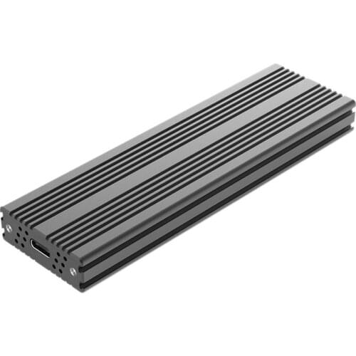 SSD Box Type C 3.1 To M.2 NVME NGFF SATA SSD Acceleration UASP 6Gbps Aluminum Case With Fan For Windows Mac