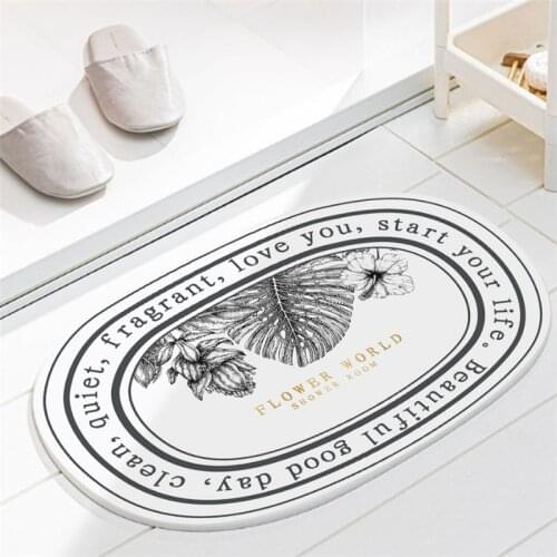 Bath Mat Doormat Absorbent Carpets Entrance Mats Balcony Porch Area Rugs Bath Living Room Bathroom Tapis Shower Welcome Mat
