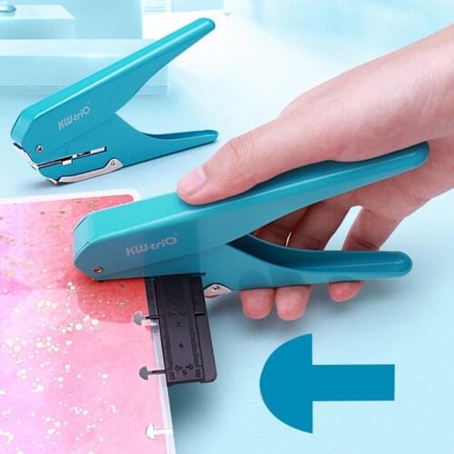 Creative Mushroom Hole Shape Punch for H Planner Disc Ring DIY Paper Cutter T-type Puncher Craft Machine Offices Stationery