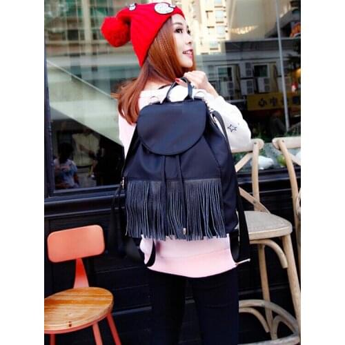 Meiyashidun Women's Black Backpacks