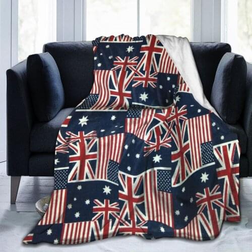 Flag stitching soft flannel blanket baby bag sofa bedding childrens sheet and down quilt cover adult baby girl childrens gift