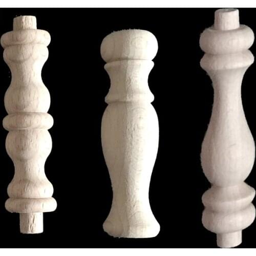 Woodcarving Decal Corner Long Onlay Applique Unpainted Door Furniture Woodcarving Decorative Wooden Figurines Craft