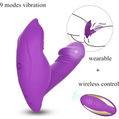 Wearable Panties Dildo Vibrator Wireless Remote Control Sex Toys for Women Anal massage G Spot Clitoris Stimulator Vagina Orgasm