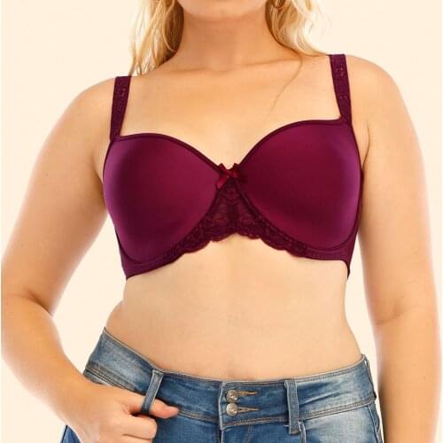 Plus Size Bras For Women Sexy Bra Cozy Bralette Underwear Female Underwire Brassiere Lingerie Large Size 38-44